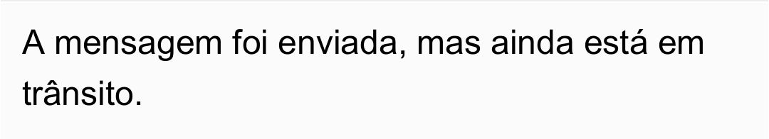 Definição de envio.