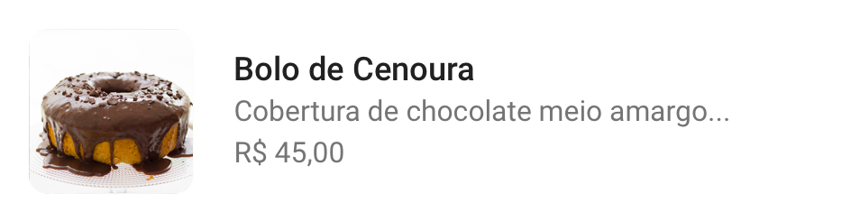 Item exibido no catálogo.