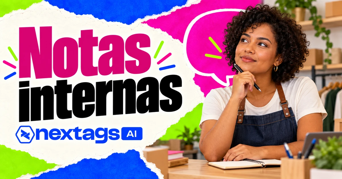 Capa Nextags com o tema Notas internas.