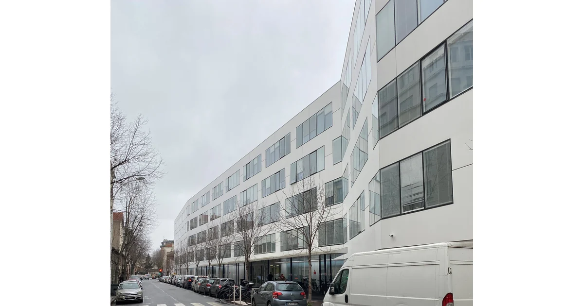 Edifício Le White, sede do Insee em Montrouge, França, fotografado em janeiro de 2023.