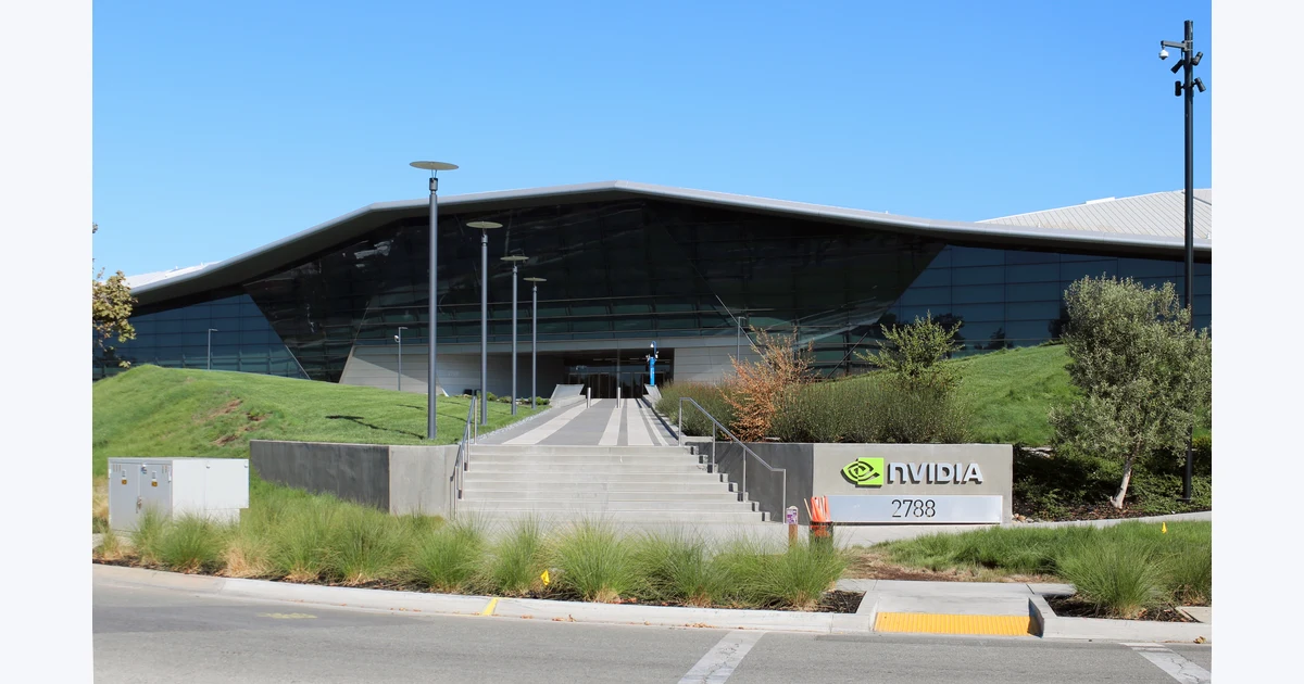 Sede da NVIDIA em Santa Clara, Califórnia.
