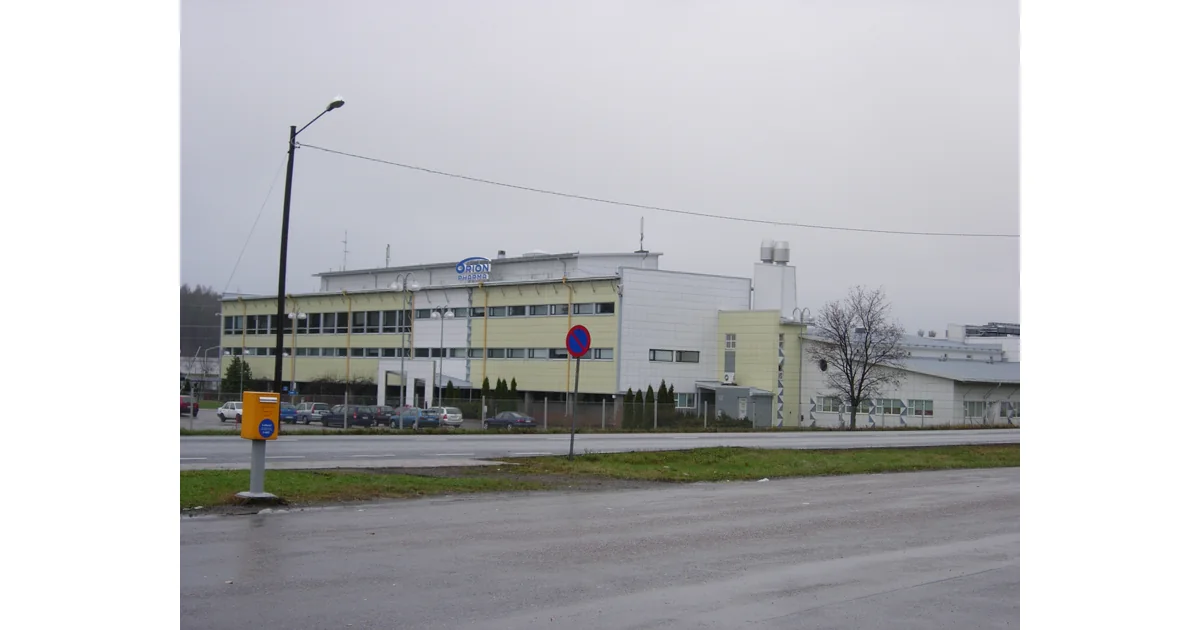 Fábrica da Orion em Turku, na Finlândia, fotografada em 2007.