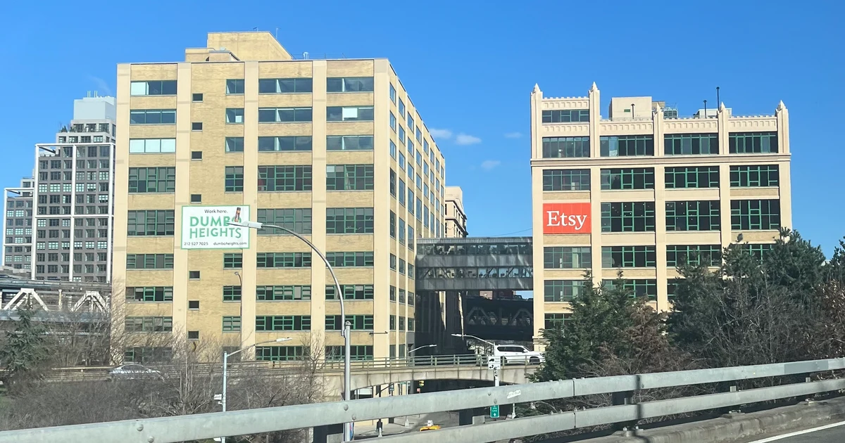 Sede da Etsy no Brooklyn, em Nova York.