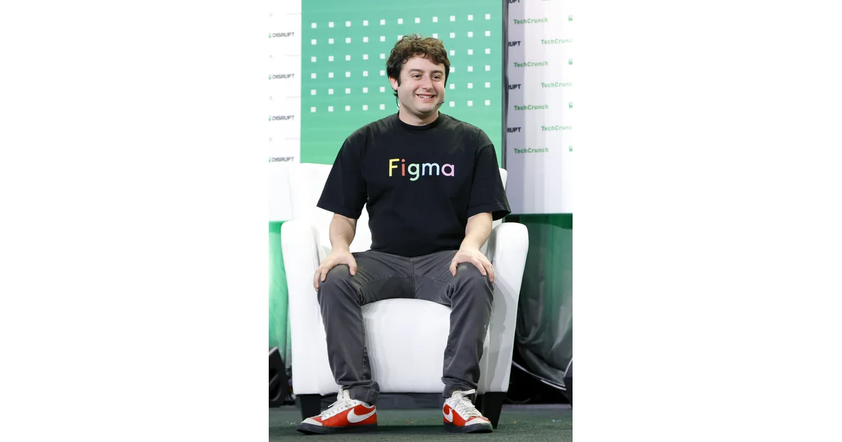 Dylan Field, da Figma, no TechCrunch Disrupt de outubro de 2022.